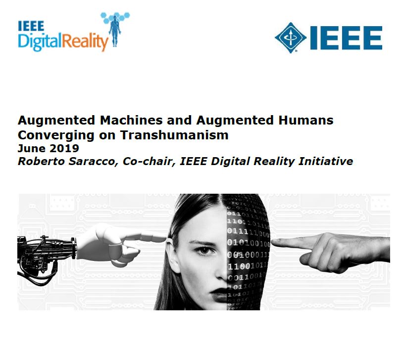 Augmented Machines and Augmented Humans Converging on Transhumanism